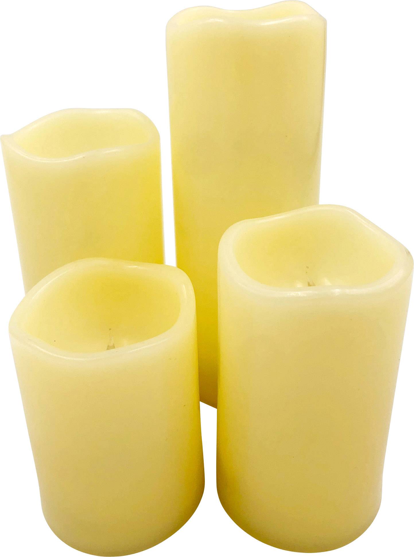 WS-BO-SW3_4-2 LED-Kerze 4er Set Warmweiß