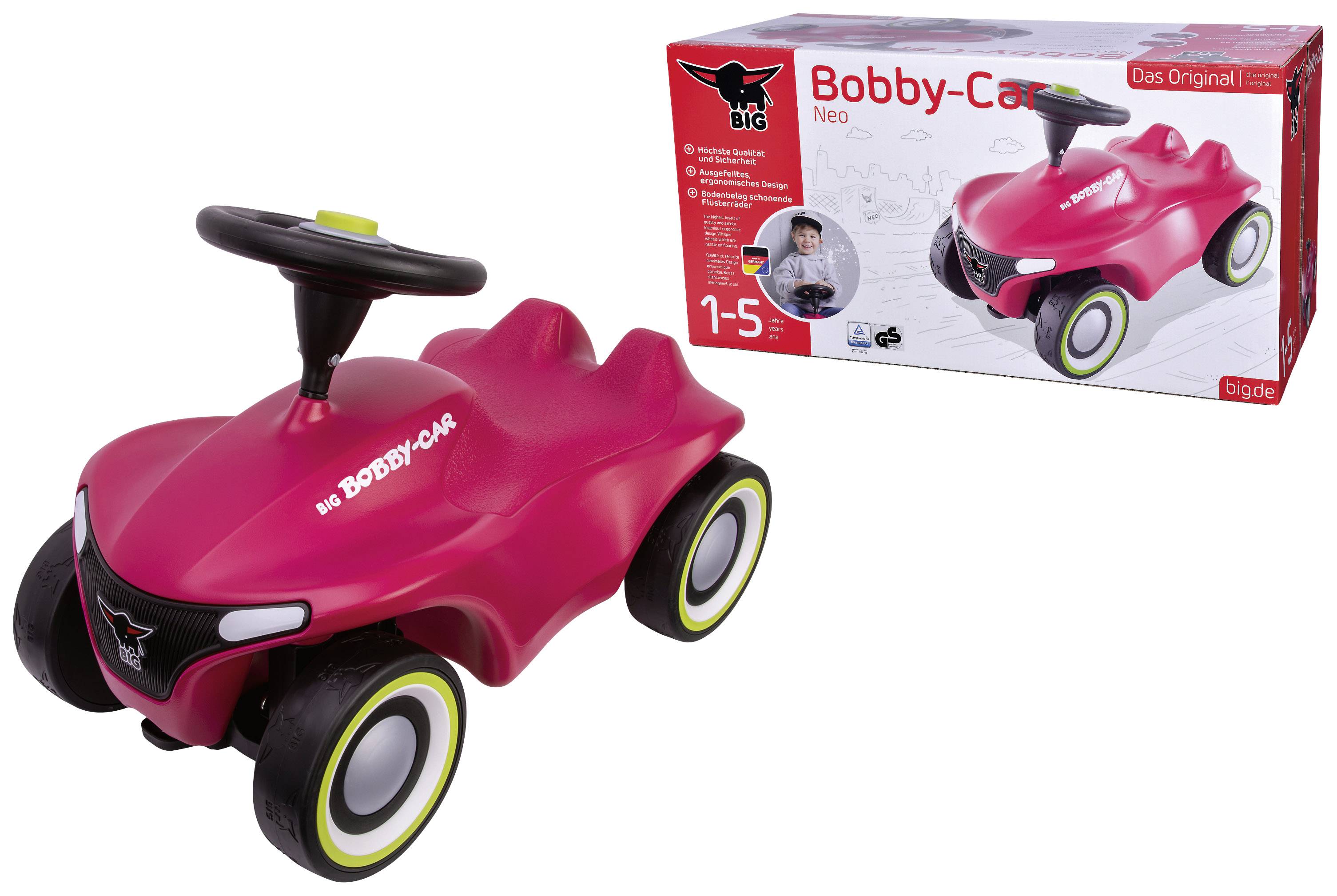 BIG Bobby Car Neo Pink Pink