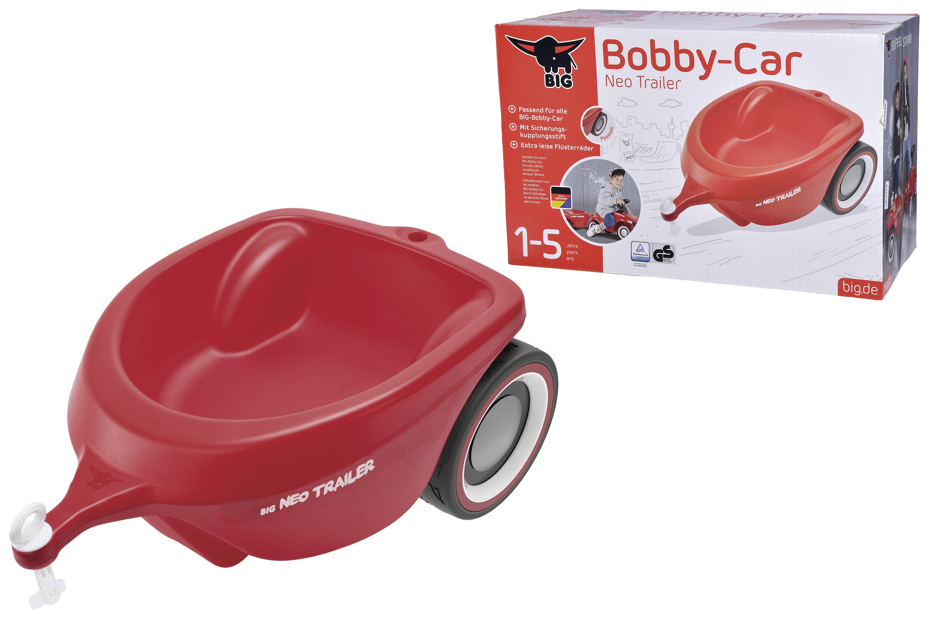 BIG Bobby Car Neo Anhänger Rot