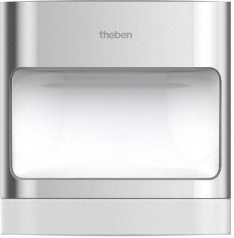 Theben theLeda D S AL 1020901 LED-Außenwandleuchte mit Bewegungsmelder 8.5W Aluminium