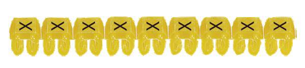 Legrand 038323 Kennzeichnungsclip Aufdruck X Außendurchmesser-Bereich 2 bis 3.20mm 038323