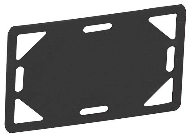 Legrand 031980 031980 Beschriftungsschild Beschriftungsfläche: 75 x 50mm Schwarz 100St.