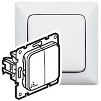 Legrand Installationsschalter Galea / Pro21 Weiß 776702 1St.