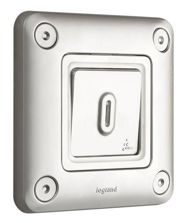 Legrand Taster Soliroc Grau 077844 1St.