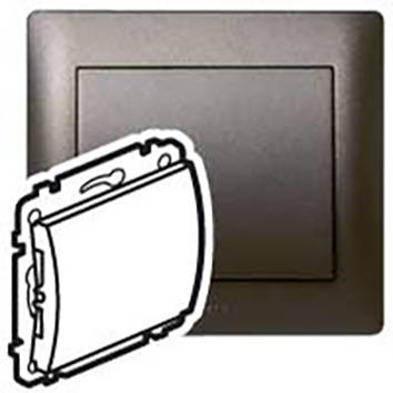 Legrand Abdeckung Galea / Pro21 Dunkel-Bronze 771278 1St.
