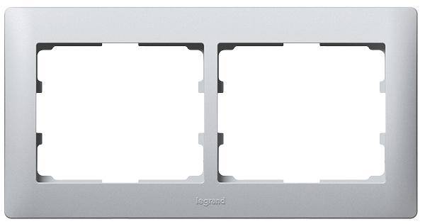 Legrand Rahmen Galea / Pro21 Aluminium 771302 1St.