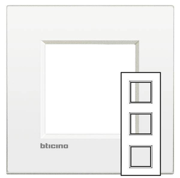 Legrand Rahmen Living&Light Weiß LNE4802M3BN 1St.