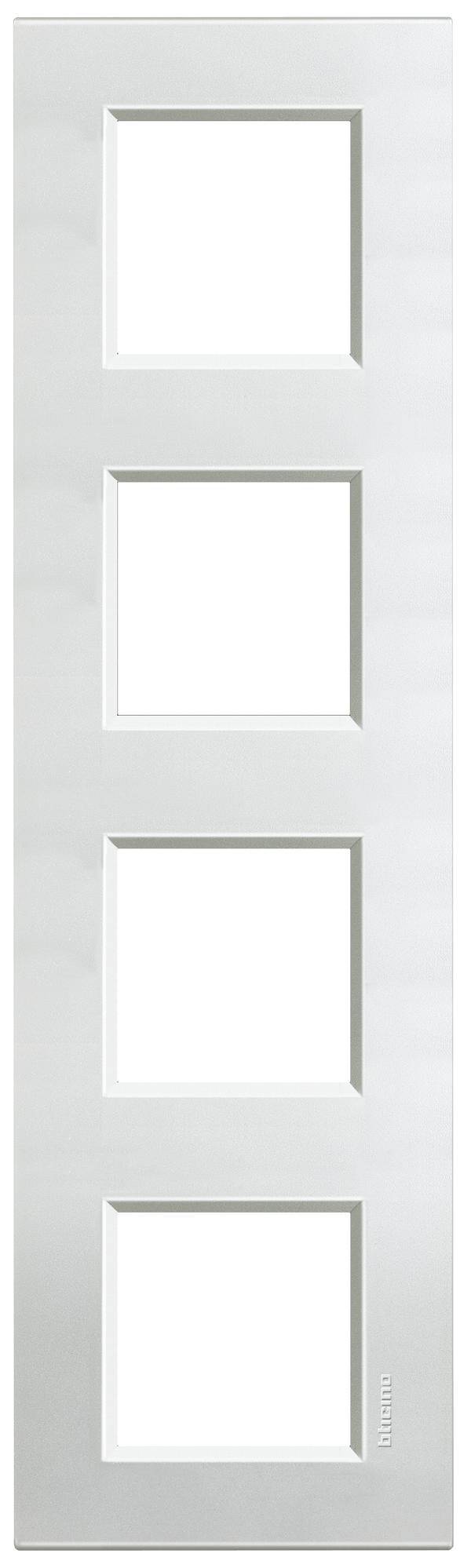 Legrand Rahmen Living&Light Silber LNA4802M4AG 1St.