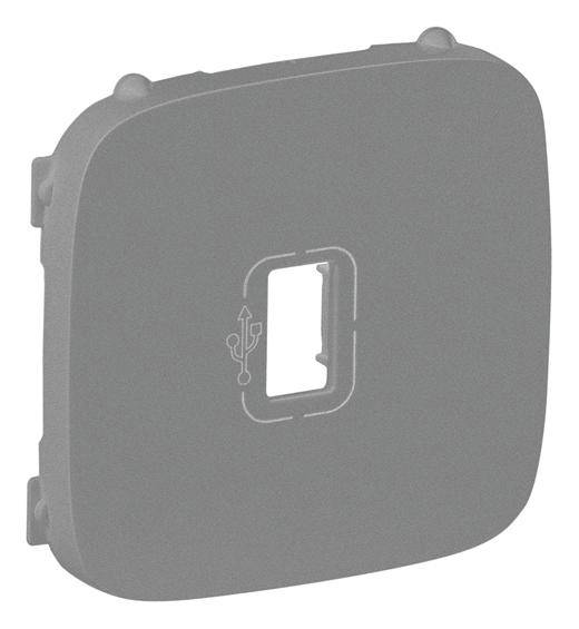 Legrand Abdeckung Valena Life Allure Aluminium 754757 1St.