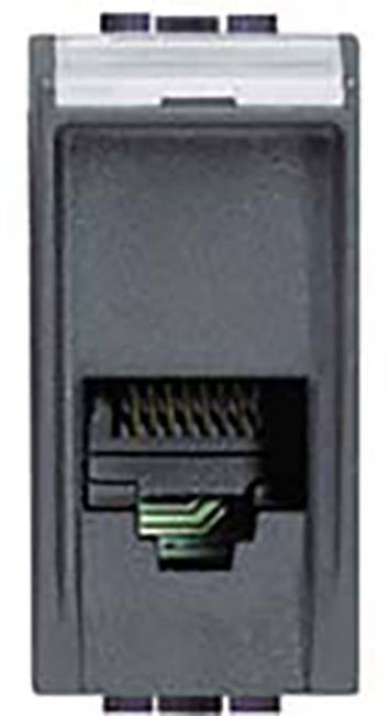 Legrand RJ11-Anschluß Living&Light Anthrazit L4258/11N 1St.