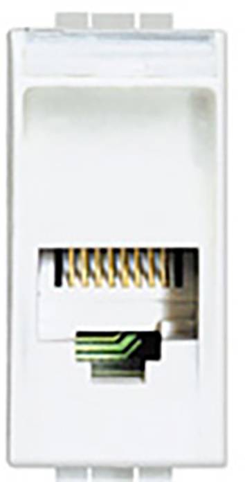 Legrand RJ11-Anschluß Living&Light Weiß N4258/11N 1St.