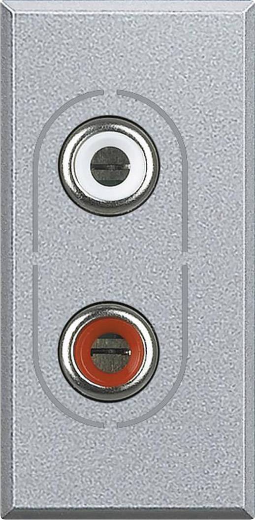 Legrand Cinch-Anschlussdose Axolute Aluminium HC4281 1St.