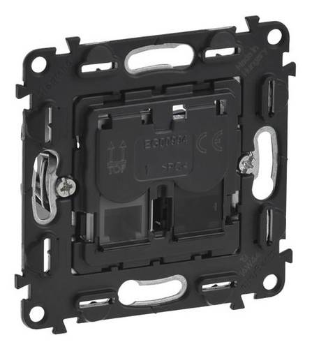 Legrand Netzwerkdose Valena Life Allure Schwarz 753032