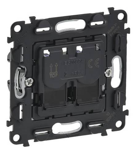 Legrand Netzwerkdose Valena Life Allure Schwarz 753047