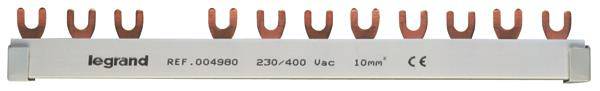 Legrand 004980 Phasenschiene 10mm² 63A 400V 1St.