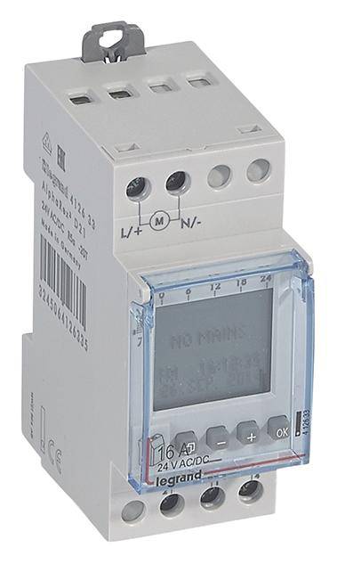 Legrand 412633 Hutschienen-Zeitschaltuhr digital 24V