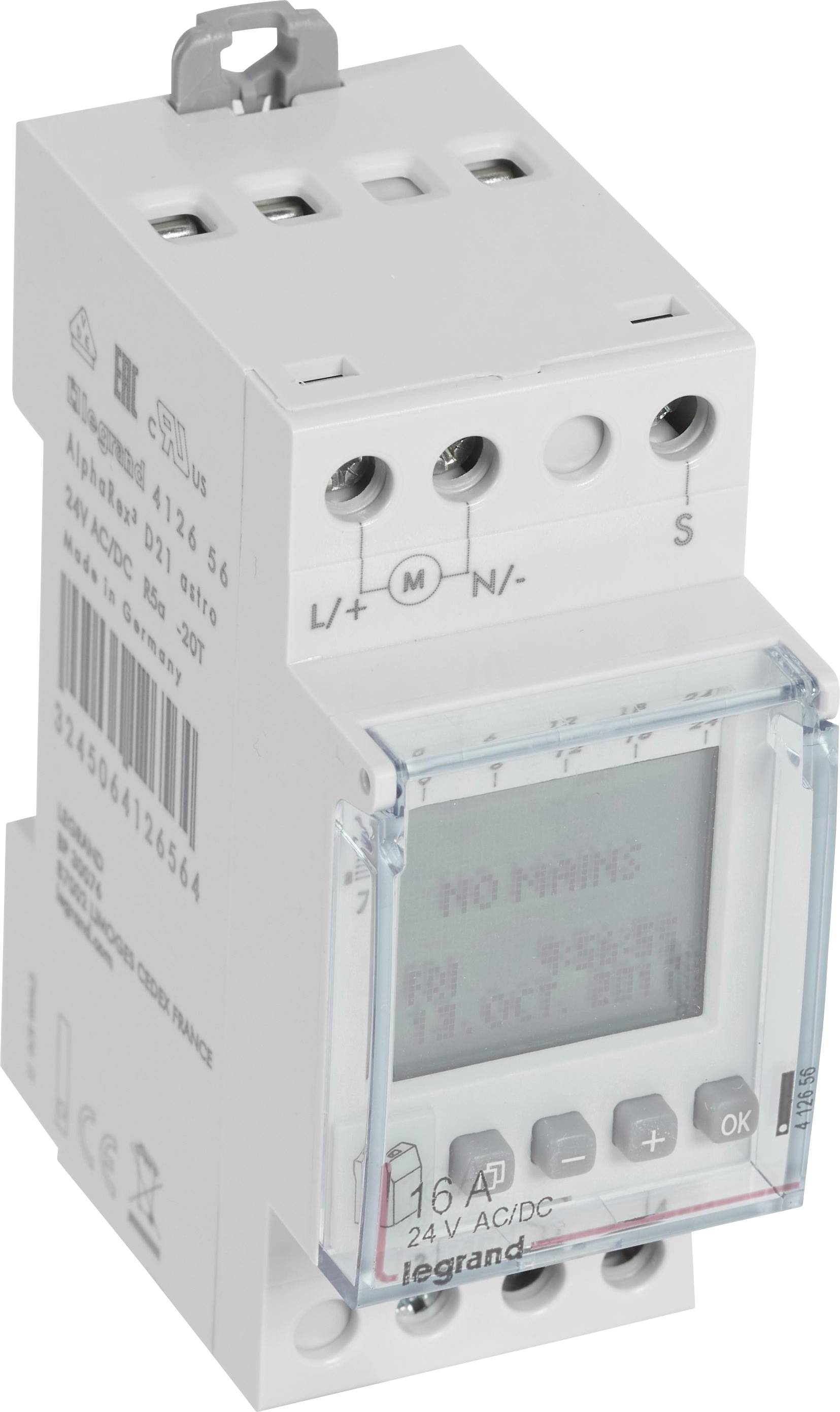 Legrand 412656 Hutschienen-Zeitschaltuhr digital 24V