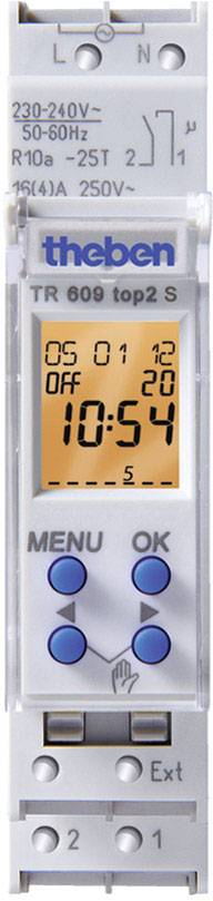 Theben TR 609 top2 S Hutschienen-Zeitschaltuhr