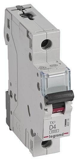 Legrand 403716 403716 Leitungsschutzschalter 4A 230 V/AC, 400 V/AC