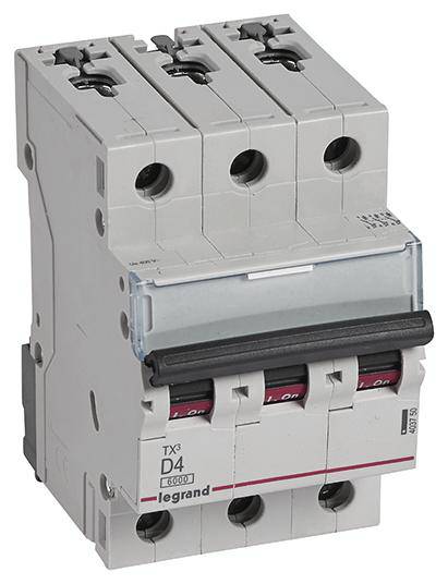 Legrand 403750 403750 Leitungsschutzschalter 4A 400 V/AC