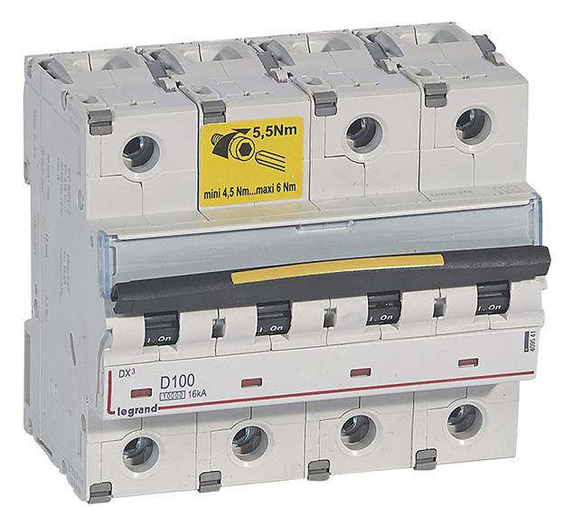 Legrand 409541 409541 Leitungsschutzschalter 100A 400 V/AC