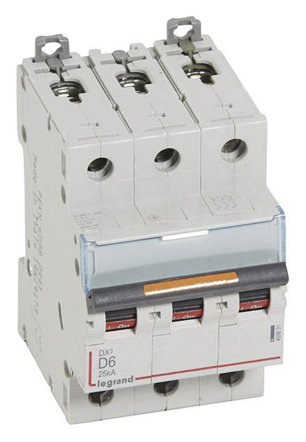 Legrand 409831 409831 Leitungsschutzschalter 6A 400 V/AC