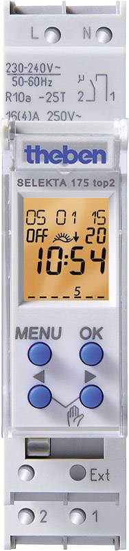 Theben SELEKTA 175 top2 Hutschienen-Zeitschaltuhr