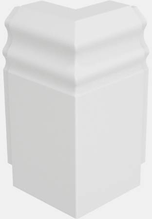 114102 Außeneck 4D 20x80-AE Alpinweiß 1St.