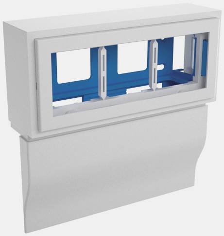 114307 Montagezubehör 4D 20x80-D3 Leerdose Alpinweiß 1St.