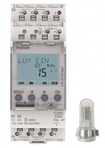 Theben LUNA 112 top3 AL Dämmerungsschalter 1 St. 230 V