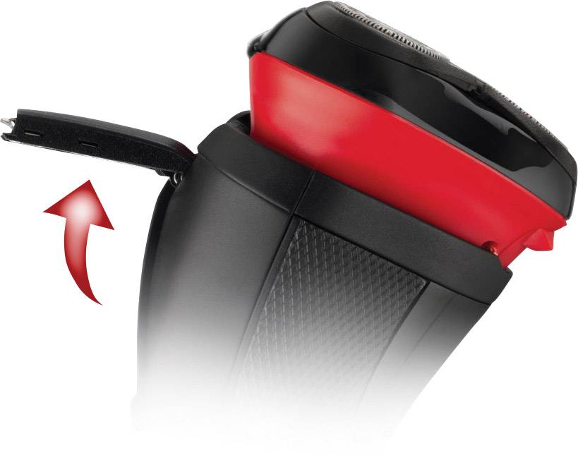 Remington R3000 R3000 Rotationsrasierer Schwarz, Rot