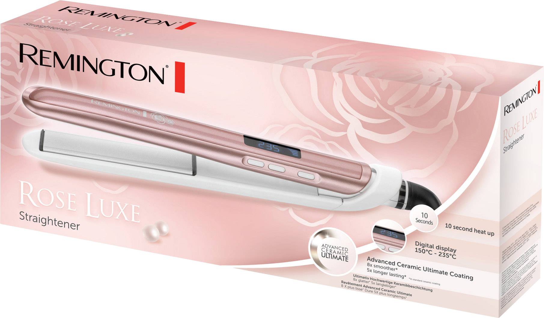 Remington S9505 Glätteisen Rose, Weiß