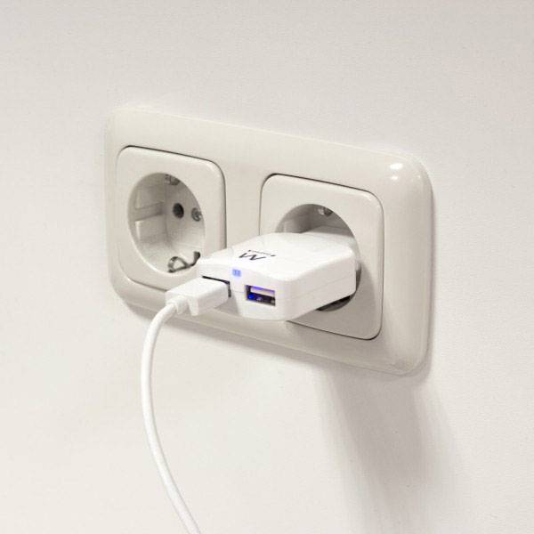 Ewent by Eminent EW1302 USB-Ladegerät Steckdose 2 x USB