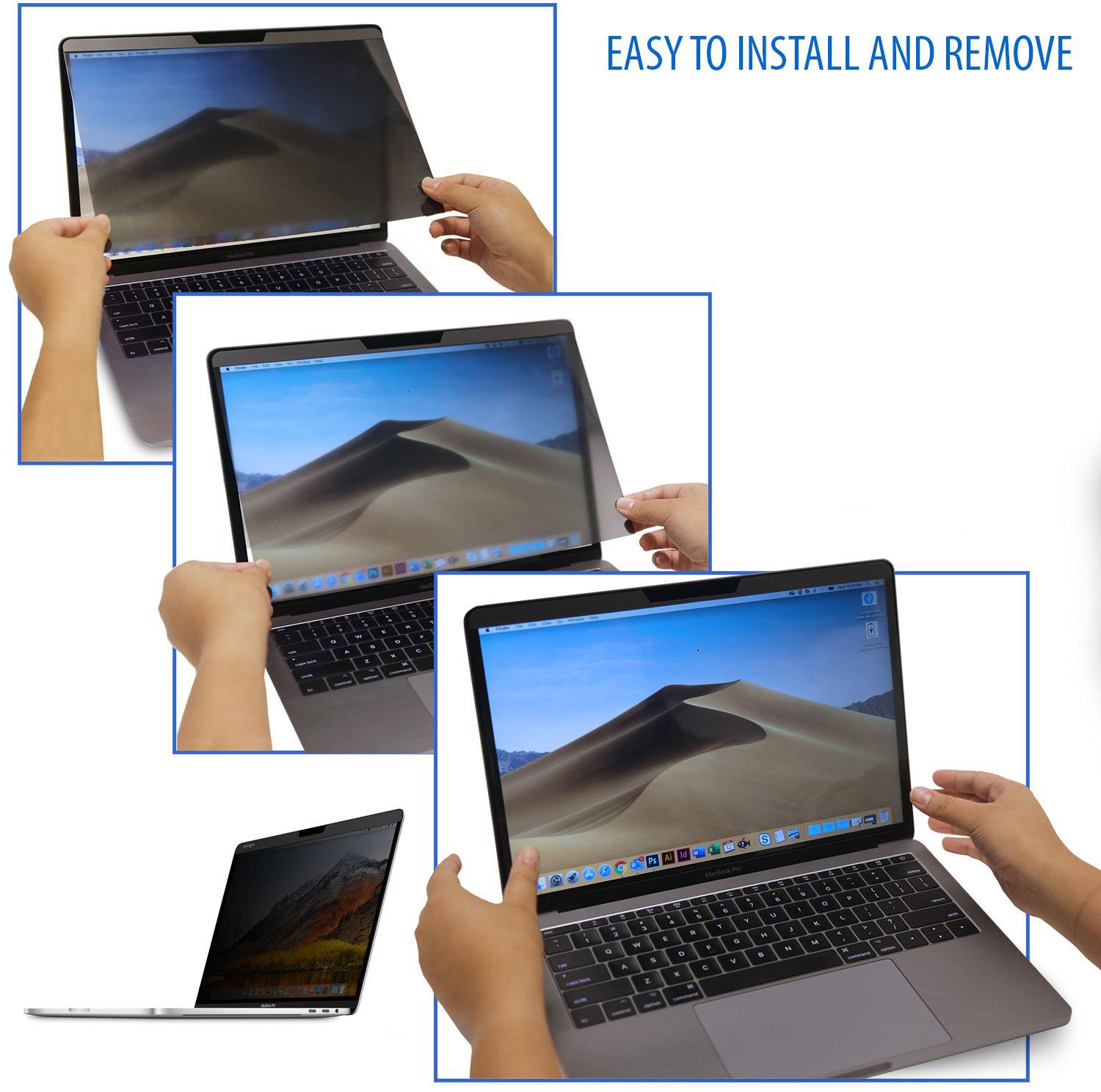 V7 Videoseven Blickschutzfolie 33,0cm (13") Bildformat: 16:9 PS133MGT-3E Passend für Modell (Gerätetypen): Apple MacBook Pro 13