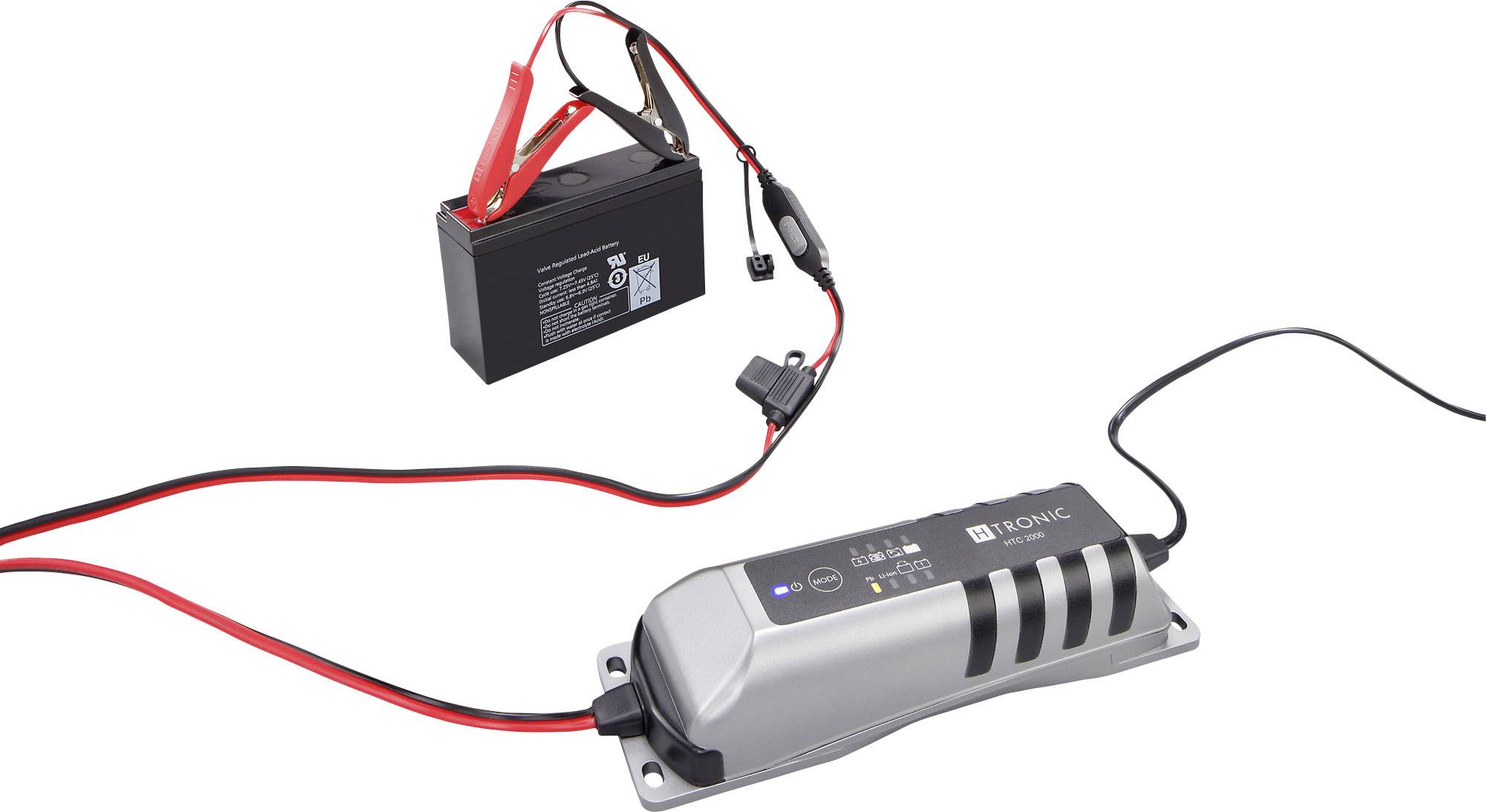 H-Tronic Automatik-Ladegerät HTC 2000 1250710 Automatikladegerät 12 V 2 A