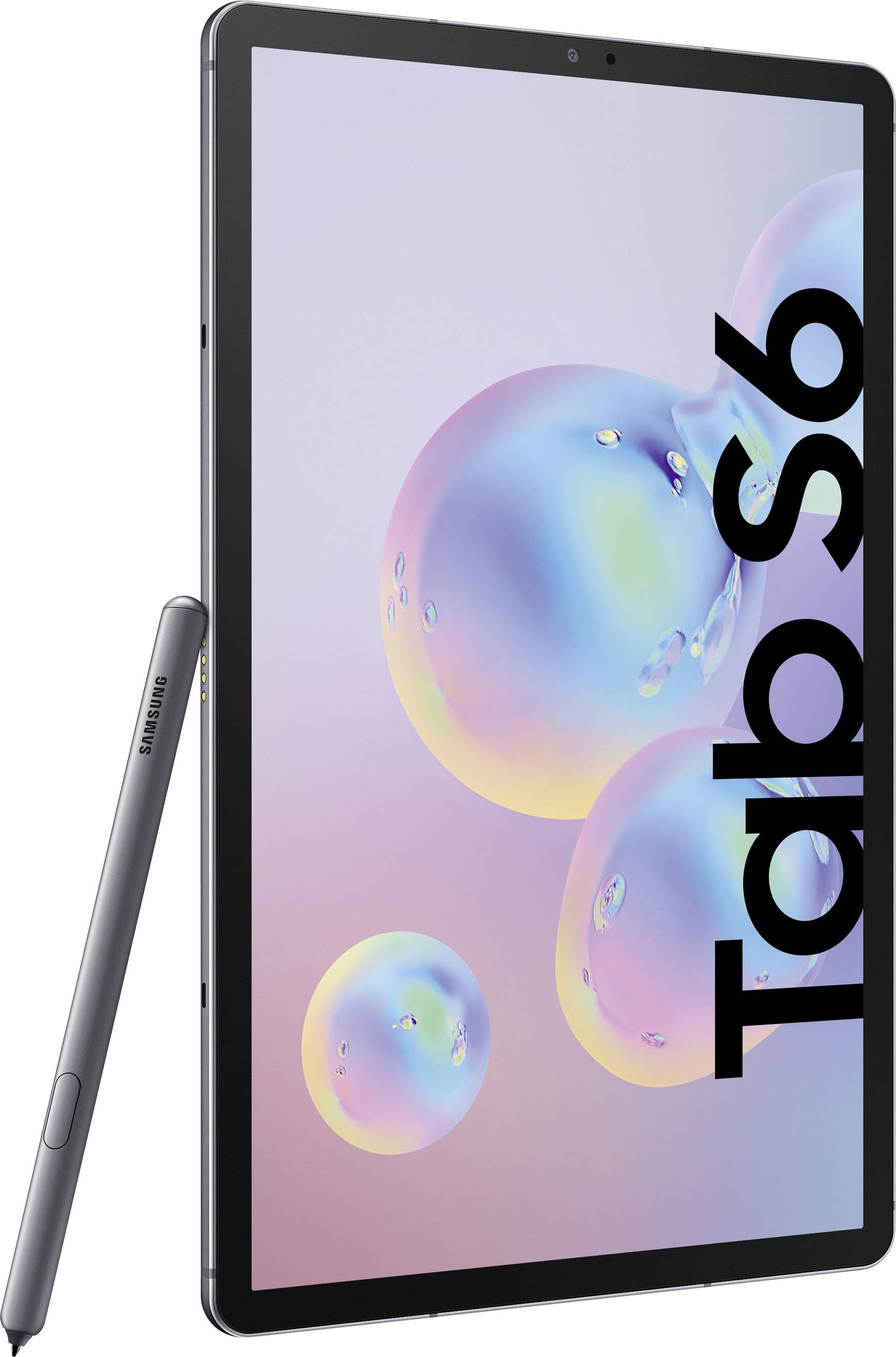Samsung Galaxy Tab S6 LTE/4G, WiFi 256GB Grau Android-Tablet 26.7cm (10.5 Zoll) 2.8GHz Qualcomm® Snapdragon Android™ 9.0 2560