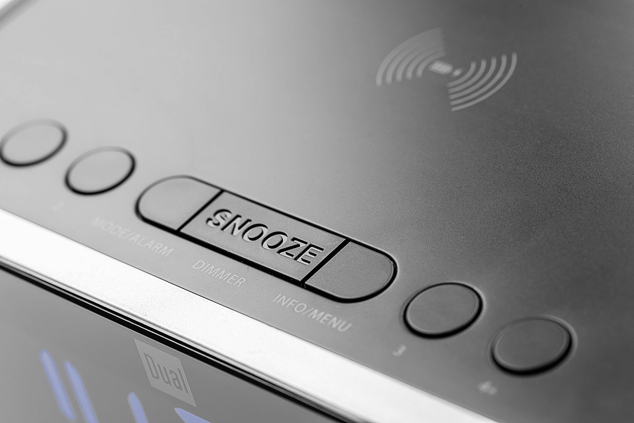 Dual DAB CR 30 Black Bird Radiowecker DAB+, UKW USB Akku-Ladefunktion Schwarz