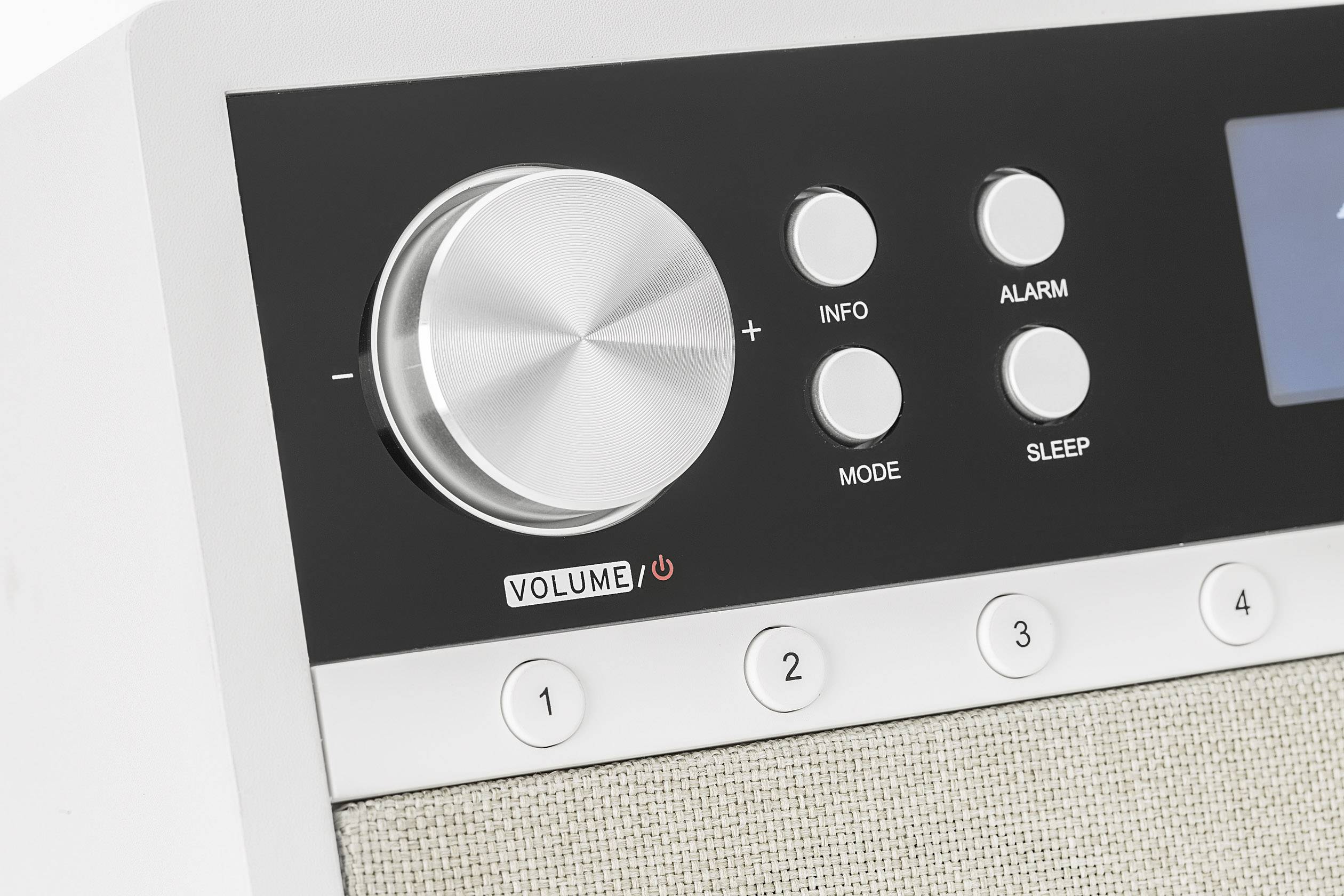 Dual Radiostation IR 105S Internet Tischradio DAB+, UKW AUX, Bluetooth®, Internetradio Spotify Silber