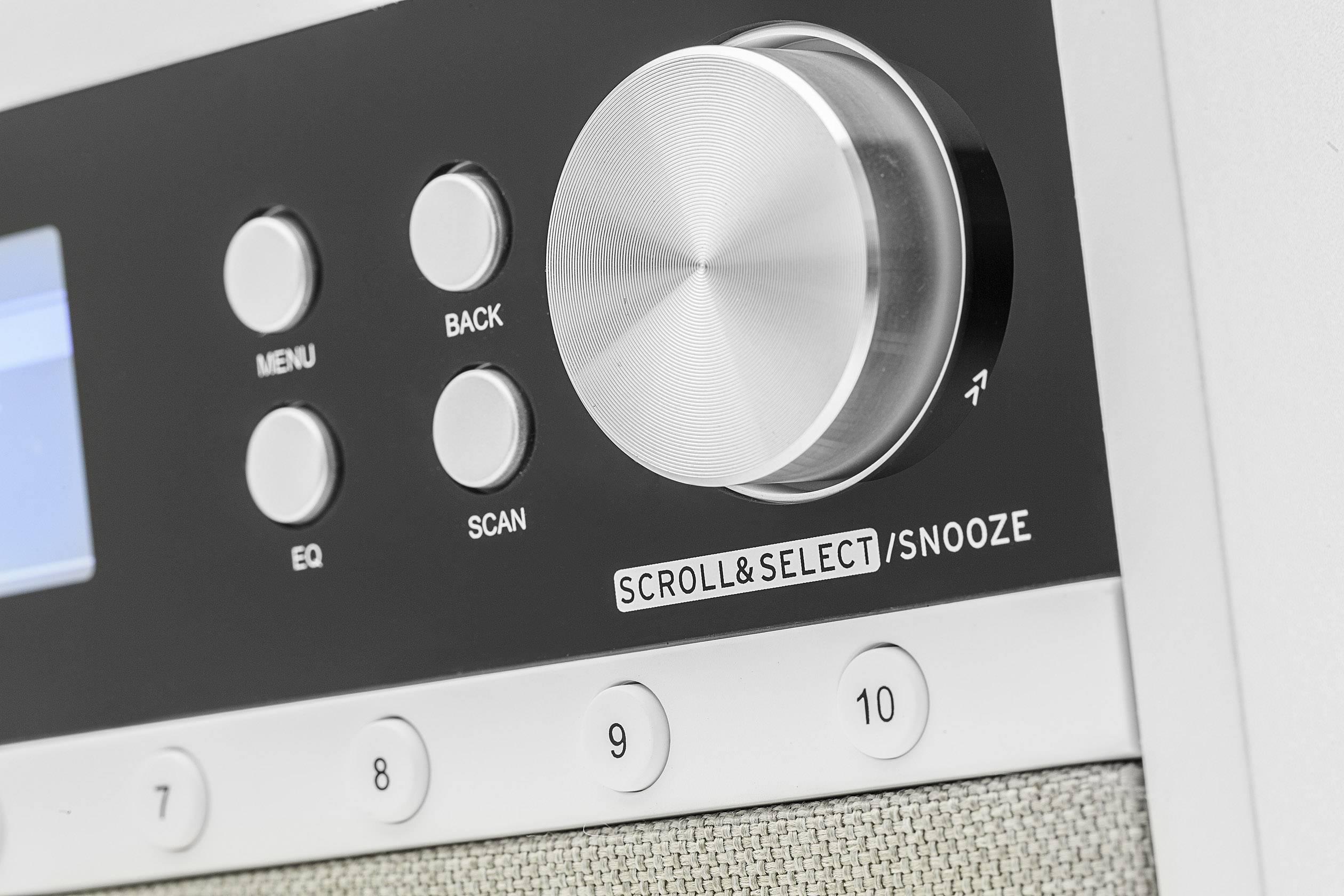 Dual Radiostation IR 105S Internet Tischradio DAB+, UKW AUX, Bluetooth®, Internetradio Spotify Silber