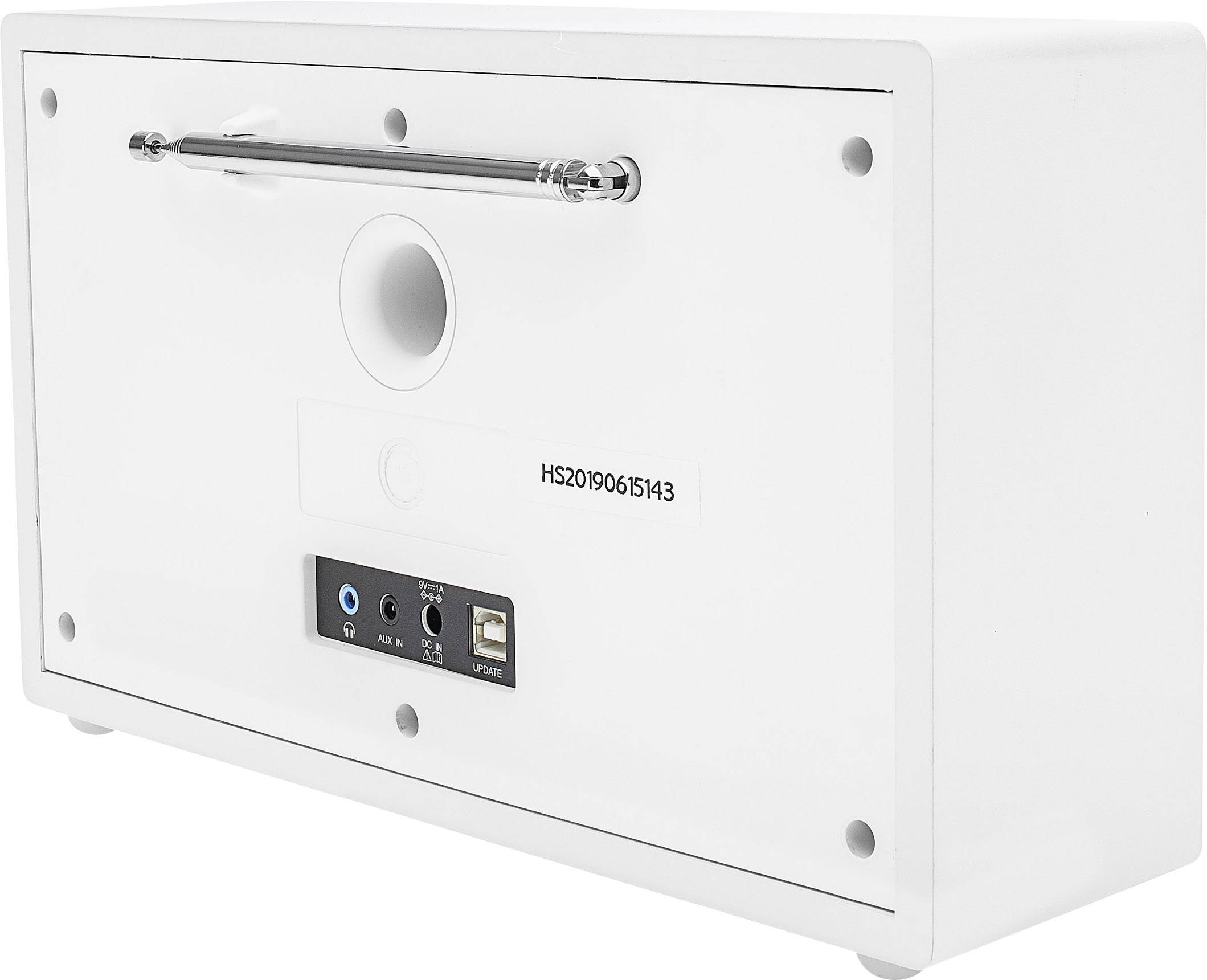 Dual Radiostation IR 105S Internet Tischradio DAB+, UKW AUX, Bluetooth®, Internetradio Spotify Silber