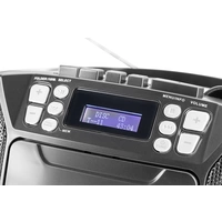 Dual DAB-P 210 CD-Radio DAB+, UKW AUX, CD, Kassette Schwarz Dual DAB-P 210 CD-Radio DAB+, UKW AUX, CD, Kassette Schwarz