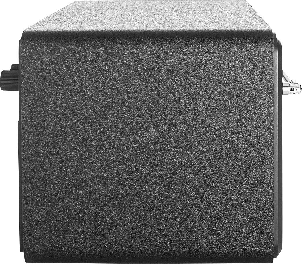 Dual Radiostation IR 100 Internet Tischradio DAB+, UKW Bluetooth®, WLAN, Internetradio Schwarz, Silber