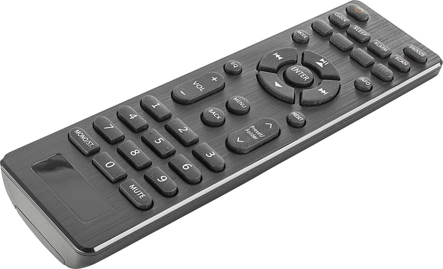 Dual Radiostation IR 100 Internet Tischradio DAB+, UKW Bluetooth®, WLAN, Internetradio Schwarz, Silber