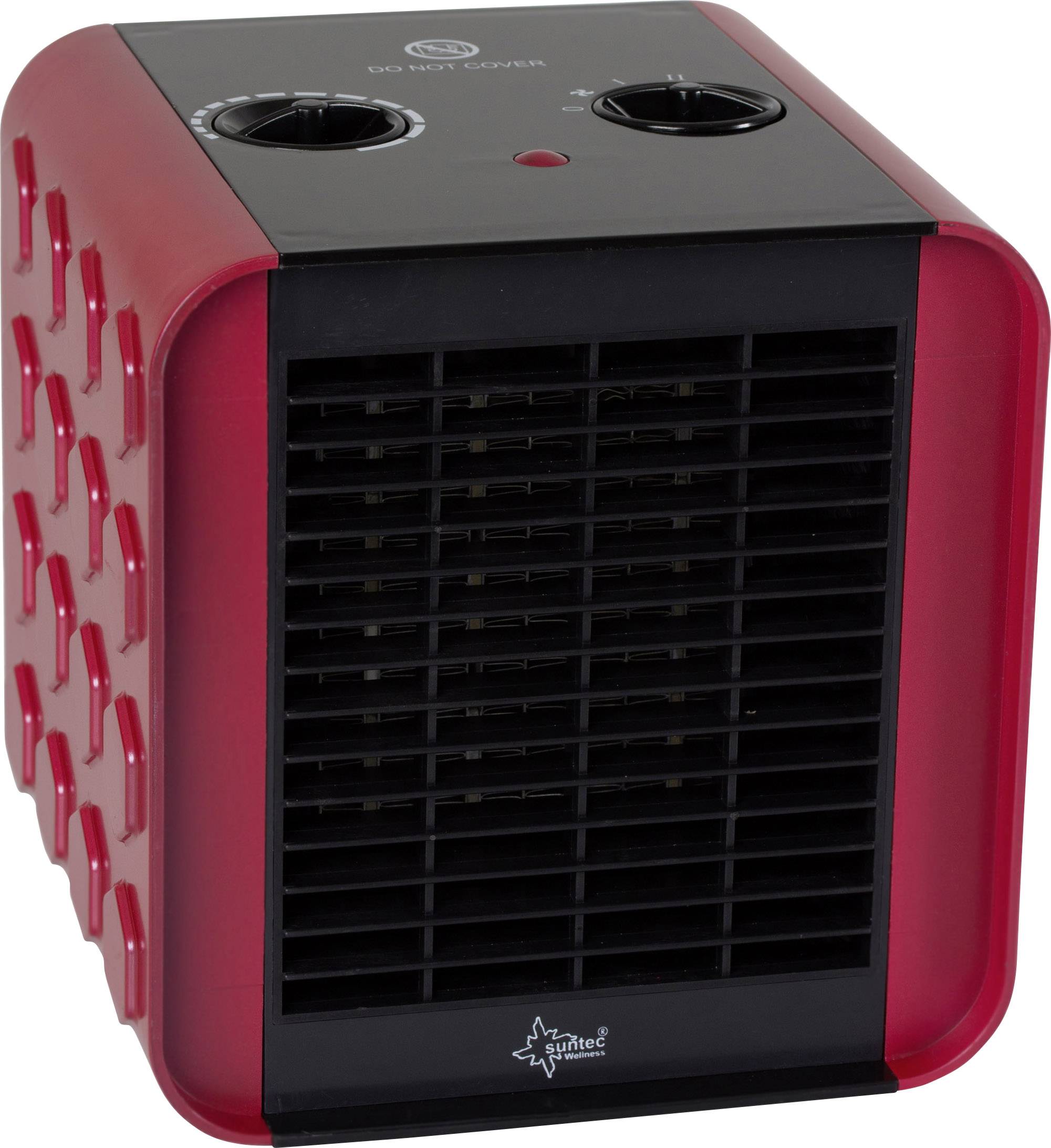 Suntec 12709 PTC-Heizgerät Block PTC 13 m² Rot, Schwarz
