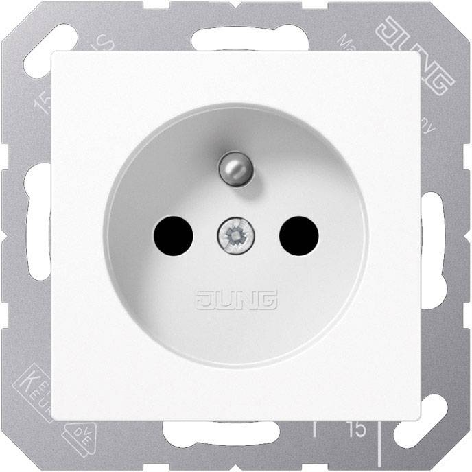 Jung 1fach Einsatz Steckdose Alpinweiß A 1520 FKI WW 1 St.
