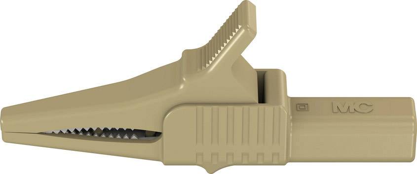 Stäubli XKK-1001 Sicherheits-Abgreifklemme CAT II Braun