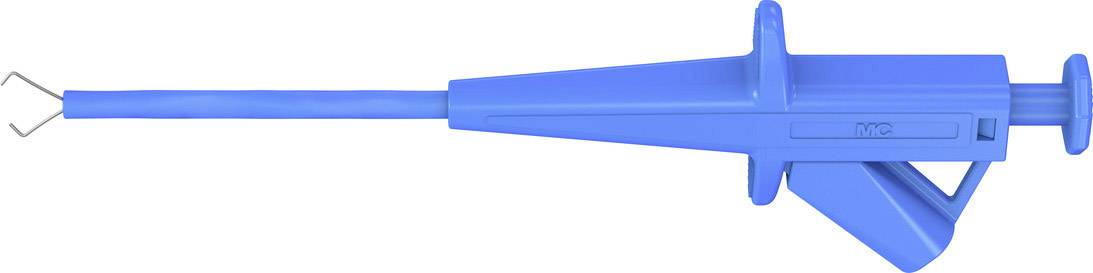 Stäubli SKPS-4 BL Sicherheits-Abgreifklemme Steckanschluss 4mm CAT II 1000V Blau