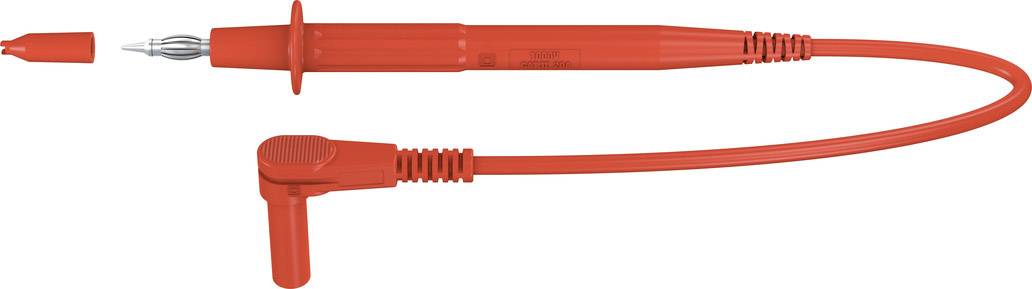 Stäubli XPF-484 Sicherheits-Messleitung 4 mm Sicherheits-Stecker 4 mm Sicherheits-Stecker 1.00 m Rot 1 St.
