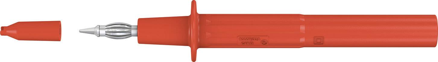 Stäubli PP-115/4 Sicherheits-Prüfspitze CAT II Rot 1St.