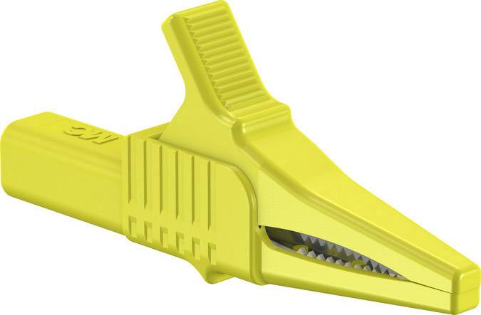 Stäubli XKK-1001 Sicherheits-Abgreifklemme CAT II Gelb